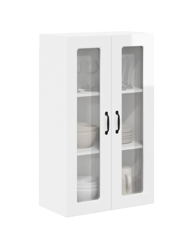 Mobile da cucina con lo scaffale Bianco Lucido 60 x 31 x 100 cm