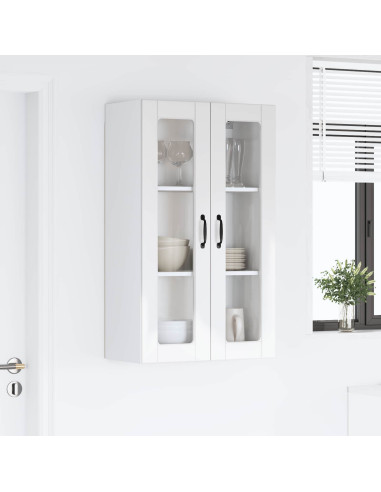 Mobile da cucina con lo scaffale Bianco Lucido 60 x 31 x 100 cm