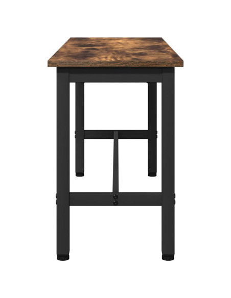 Panchina da pranzo Rovere fumé 100 x 32,5 x 48,5 cm