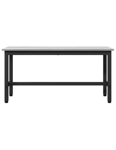 Panchina da pranzo 2 pcs Grigio Sonoma 100 x 32,5 x 48,5 cm