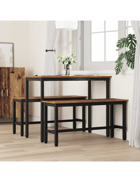 Panchina da pranzo Legno vecchio 100 x 32,5 x 48,5 cm
