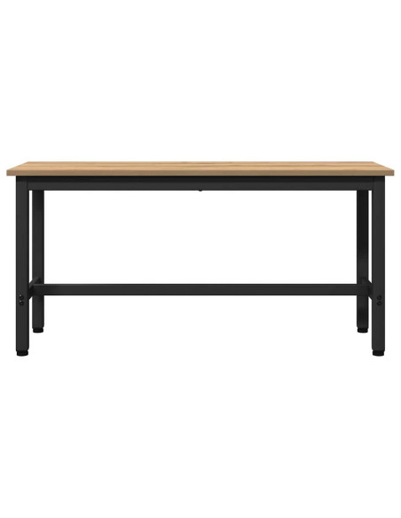 Panchina da pranzo Rovere artigianale 100 x 32,5 x 48,5 cm