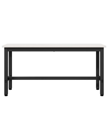 Panchina da pranzo Bianco 100 x 32,5 x 49 cm