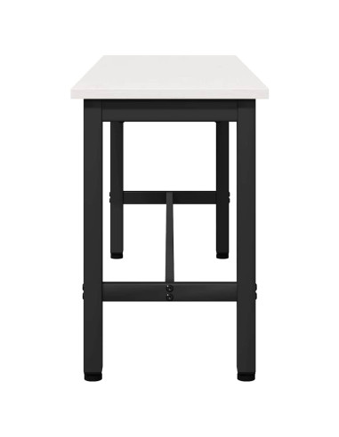 Panchina da pranzo Bianco 100 x 32,5 x 49 cm