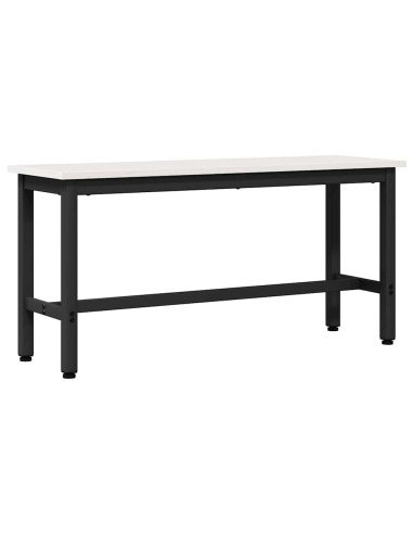 Panchina da pranzo 2 pcs Bianco 100 x 32,5 x 49 cm