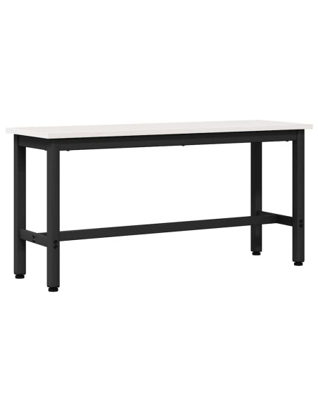 Panchina da pranzo 2 pcs Bianco 100 x 32,5 x 49 cm