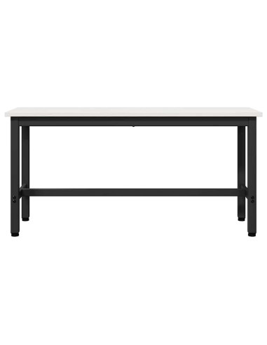 Panchina da pranzo 2 pcs Bianco 100 x 32,5 x 49 cm