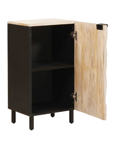 Credenza con porta Finitura Bianco Lavato 40 x 33 x 75 cm