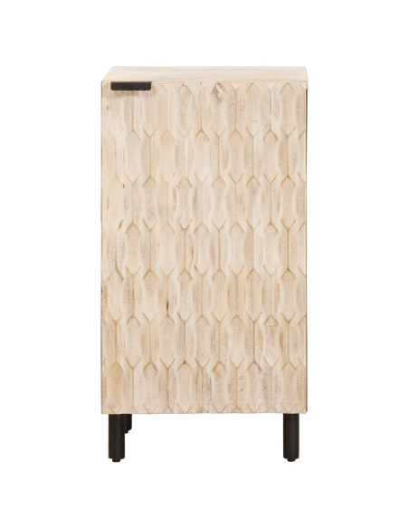 Credenza con porta Finitura Bianco Lavato 40 x 33 x 75 cm