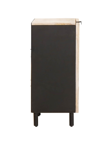 Credenza con porta Finitura Bianco Lavato 40 x 33 x 75 cm