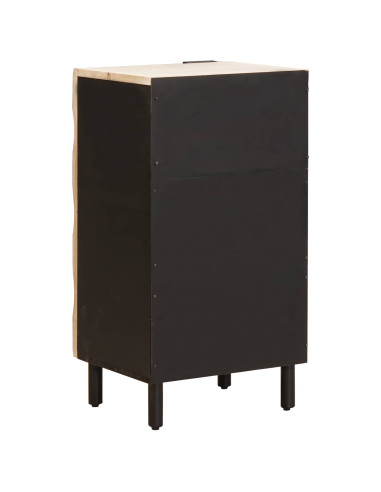 Credenza con porta Finitura Bianco Lavato 40 x 33 x 75 cm