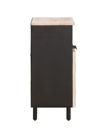 Credenza con porta Finitura Bianco Lavato 60 x 33 x 75 cm