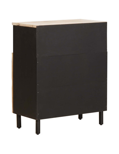 Credenza con porta Finitura Bianco Lavato 60 x 33 x 75 cm