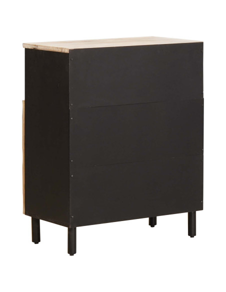 Credenza con porta Finitura Bianco Lavato 60 x 33 x 75 cm