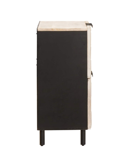 Credenza con porta Finitura Bianco Lavato 60 x 33 x 75 cm