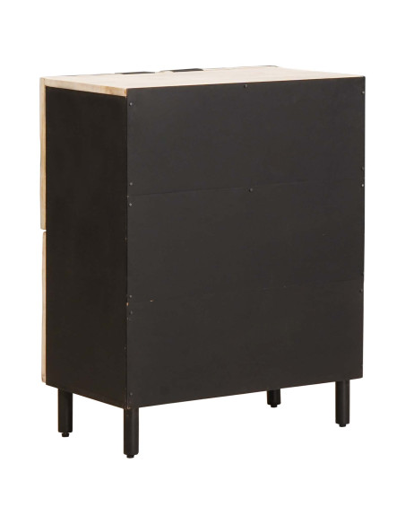 Credenza con porta Finitura Bianco Lavato 60 x 33 x 75 cm