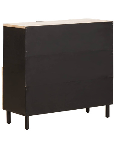 Credenza con porta Finitura Bianco Lavato 80 x 33 x 75 cm