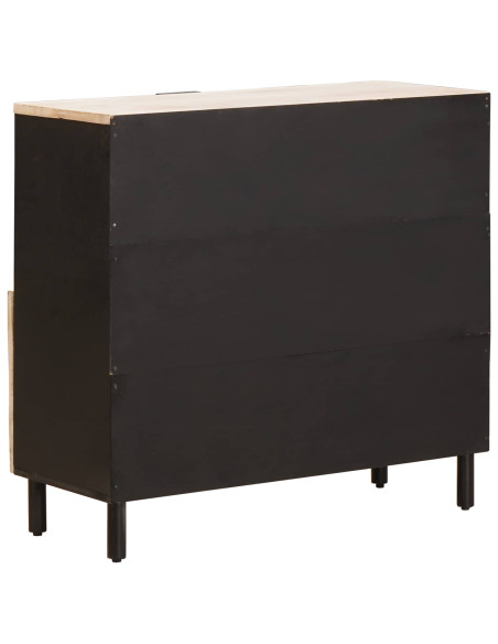 Credenza con porta Finitura Bianco Lavato 80 x 33 x 75 cm