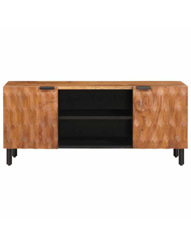 Mobile TV con porta Finitura Marrone Acacia 105 x 33 x 46 cm