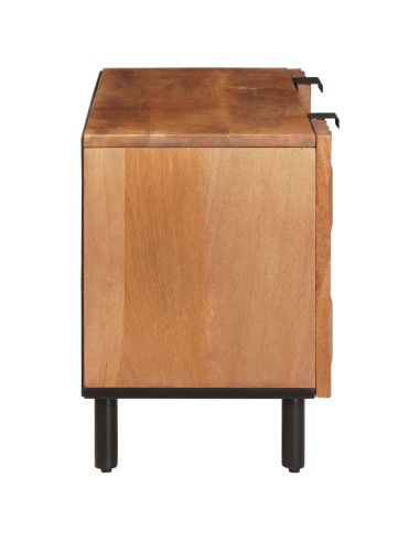Mobile TV con porta Finitura Marrone Acacia 105 x 33 x 46 cm