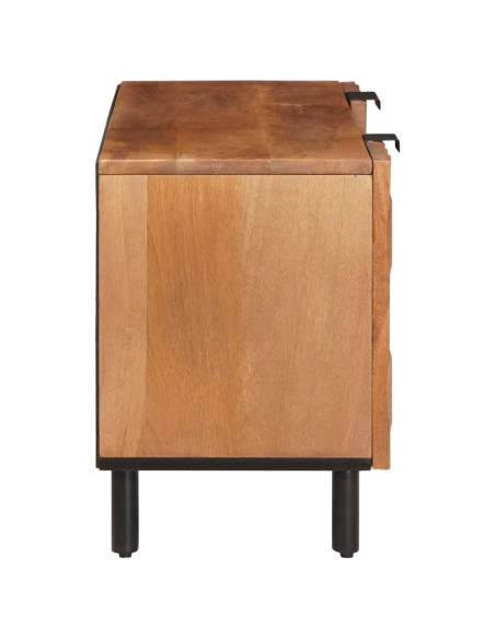 Mobile TV con porta Finitura Marrone Acacia 105 x 33 x 46 cm