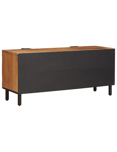 Mobile TV con porta Finitura Marrone Acacia 105 x 33 x 46 cm