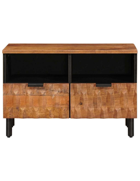 Mobile TV con cassetto Finitura Marrone Acacia 70 x 33 x 46 cm
