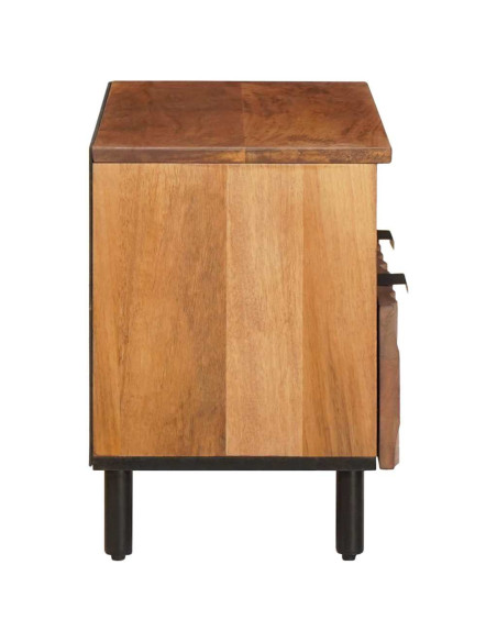 Mobile TV con cassetto Finitura Marrone Acacia 70 x 33 x 46 cm