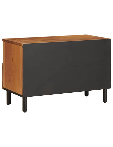Mobile TV con cassetto Finitura Marrone Acacia 70 x 33 x 46 cm