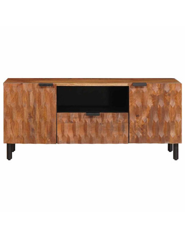 Mobile TV con cassetto Finitura Marrone Acacia 105 x 33 x 46 cm