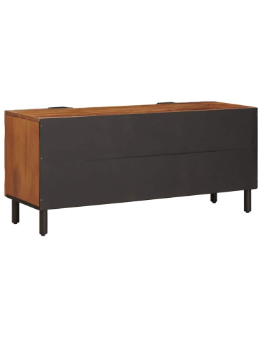 Mobile TV con cassetto Finitura Marrone Acacia 105 x 33 x 46 cm