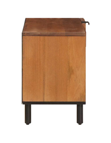 Mobile TV con porta Finitura Marrone Acacia 80 x 33 x 46 cm