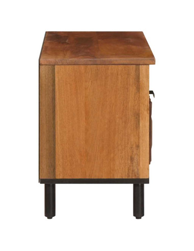 Mobile TV con cassetto Finitura Marrone Acacia 80 x 33 x 46 cm