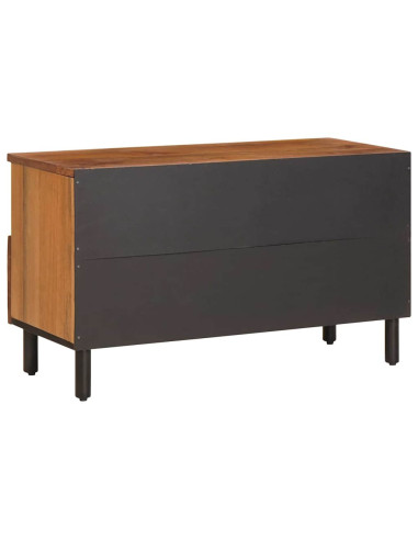 Mobile TV con cassetto Finitura Marrone Acacia 80 x 33 x 46 cm
