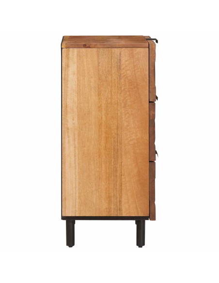Credenza con cassetto Finitura Marrone Acacia 40 x 33 x 75 cm