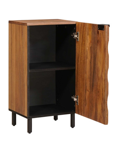 Credenza con porta Finitura Marrone Acacia 40 x 33 x 75 cm