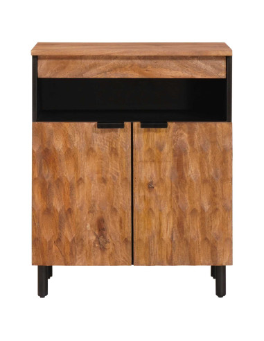 Credenza con porta Finitura Marrone Acacia 60 x 33 x 75 cm