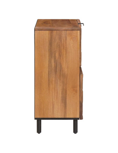 Credenza con porta Finitura Marrone Acacia 80 x 33 x 75 cm