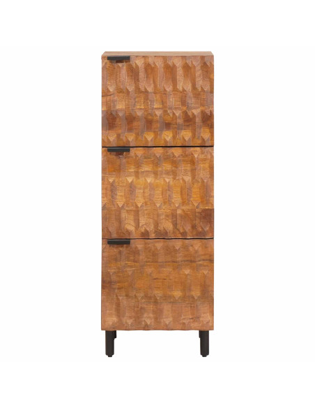 Credenza con porta Finitura Marrone Acacia 40 x 33 x 110 cm