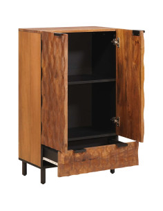 Credenza con cassetto Finitura Marrone Acacia 60 x 33 x 100 cm 2