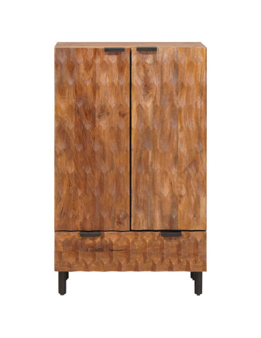Credenza con cassetto Finitura Marrone Acacia 60 x 33 x 100 cm