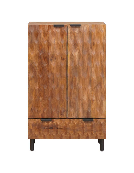 Credenza con cassetto Finitura Marrone Acacia 60 x 33 x 100 cm