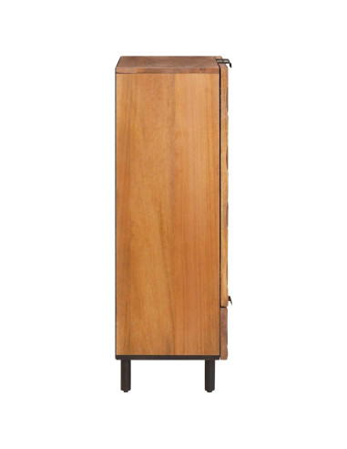Credenza con cassetto Finitura Marrone Acacia 60 x 33 x 100 cm