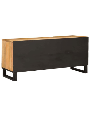 Mobile TV Marrone 105 x 33 x 46 cm Legno di mango massello