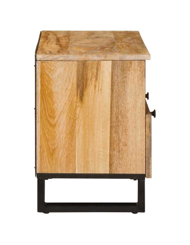 Mobile TV Marrone 70 x 33 x 46 cm Legno di mango massello