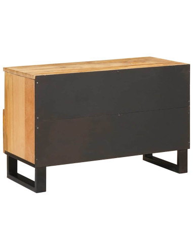 Mobile TV Marrone 70 x 33 x 46 cm Legno di mango massello