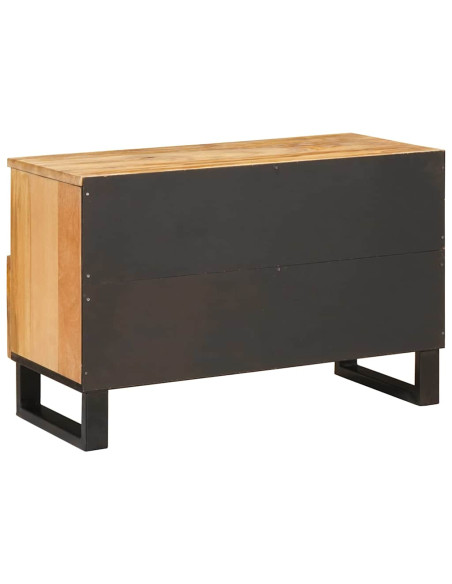 Mobile TV Marrone 70 x 33 x 46 cm Legno di mango massello
