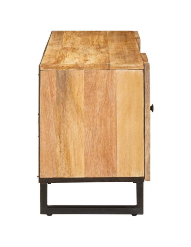 Mobile TV Marrone 105 x 33 x 46 cm Legno di mango massello