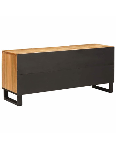 Mobile TV Marrone 105 x 33 x 46 cm Legno di mango massello