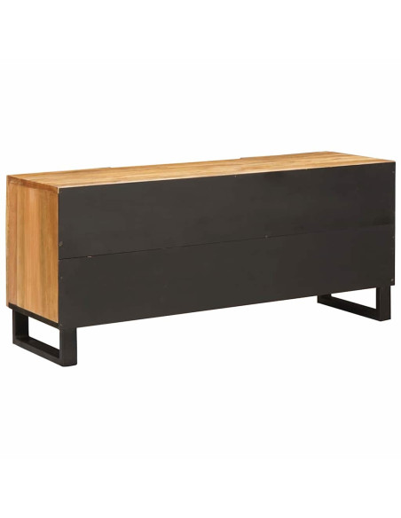 Mobile TV Marrone 105 x 33 x 46 cm Legno di mango massello